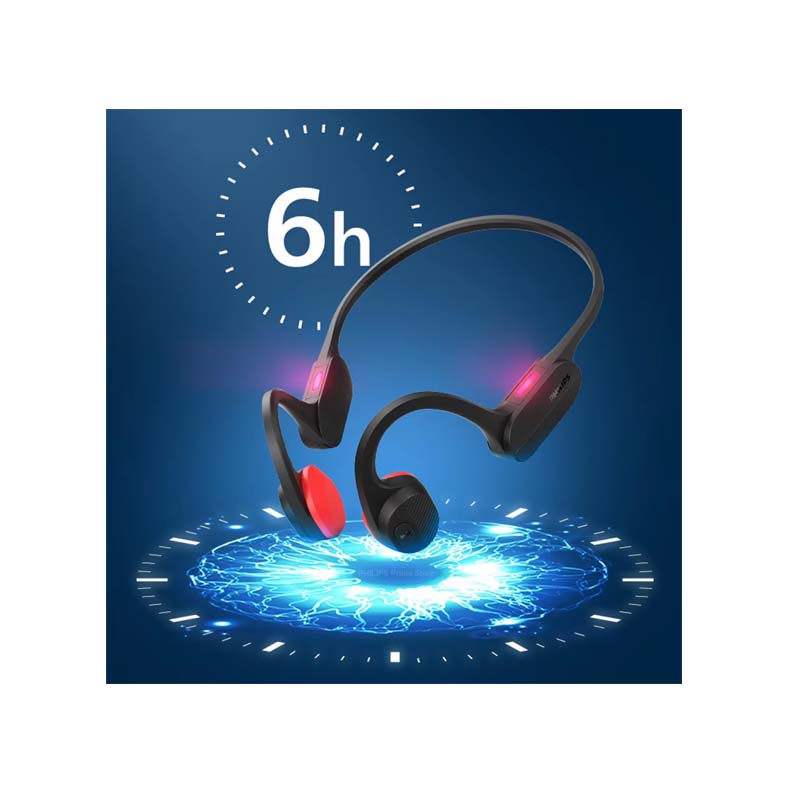 Philips Open-Ear Wireless Sports Headphones - Black