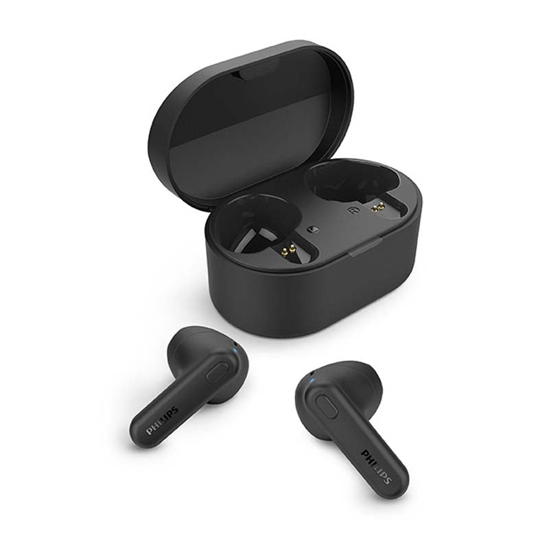 Phillips TAT1138 Pod Style True Wireless In-Ear Earbuds - Black