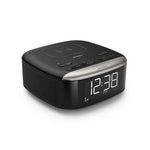 Philips TAR7606 Clock Radio With Qi Charging Pad - Black