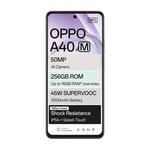Oppo A40M 4G Dual Sim 256GB - White - Black