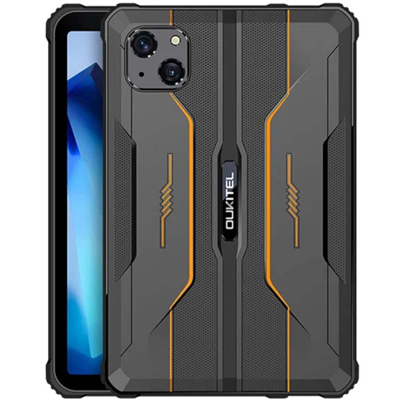 Oukitel RT3 4G 8 inch Rugged Tablet 64GB Dual Sim - Black / Orange