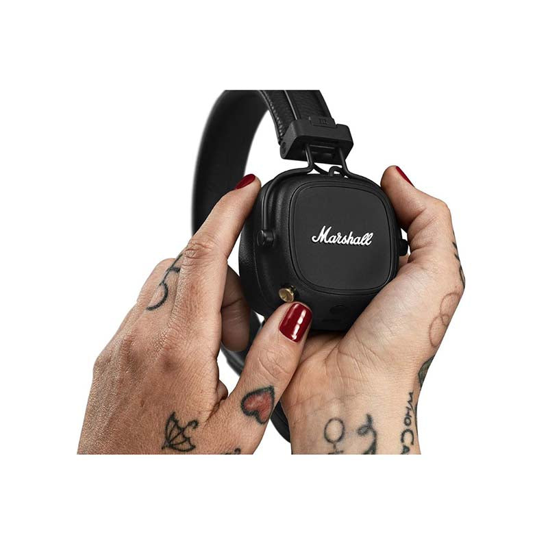 Marshall Major IV Bluetooth Wireless On-Ear Headphones - Black