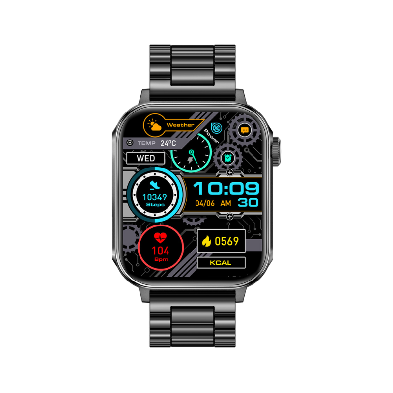 COLMi P80 Smart Watch - Black Steel