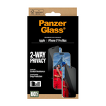 PanzerGlass 2-Way Privacy Screen Protector Apple iPhone 17 Pro Max | Ultra-Wide Fit EasyAligner - Clear