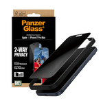 PanzerGlass 2-Way Privacy Screen Protector Apple iPhone 17 Pro Max | Ultra-Wide Fit EasyAligner - Clear
