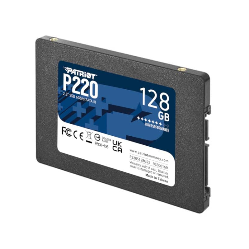 Patriot P220 2.5 inch 128GB SATA Solid State Drive - Black
