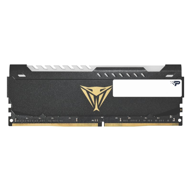 Patriot Vipersteel 16GB KIT (2x8GB) 3600MHz DDR4 Desktop Gaming Memory RGB - Black