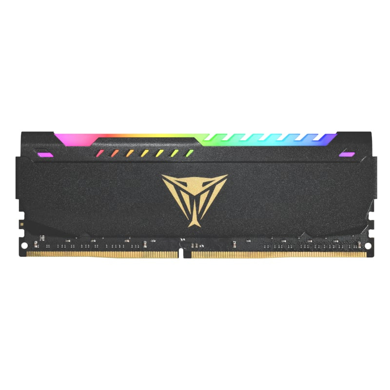 Patriot Vipersteel 16GB KIT (2x8GB) 3600MHz DDR4 Desktop Gaming Memory RGB - Black