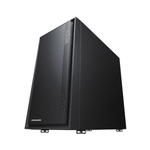 PCBuilder Intel i3-12100 OFFICE MASTER Core Windows 11 Pro Desktop PC - Black