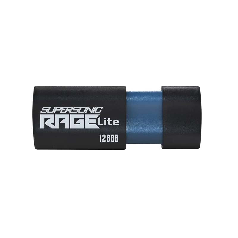 Patriot Supersonic Rage Lite 128GB USB 3.2 Gen1 Flash Drive - Black
