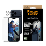 PanzerGlass 2-in-1 Essentials Bundle iPhone 17 Pro Max | Ultra-Wide Fit + Hoops