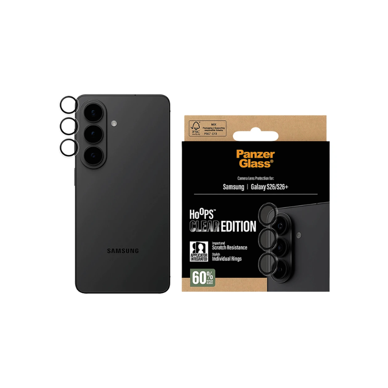PanzerGlass Lens Protector Hoops Samsung Galaxy S26 -Transparent