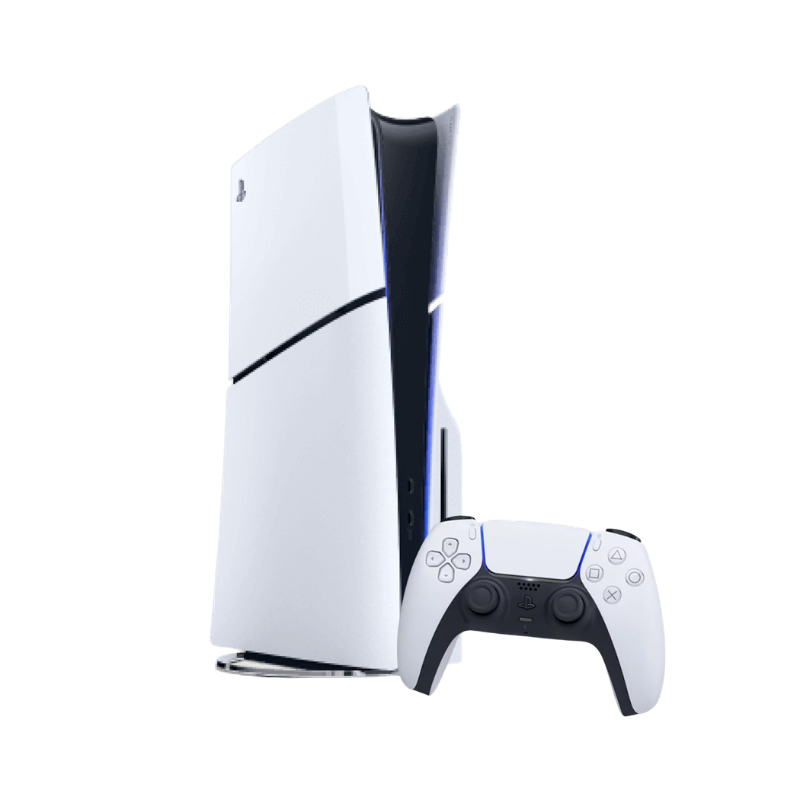 PlayStation 5 Slim Disc Console - White - White/Black