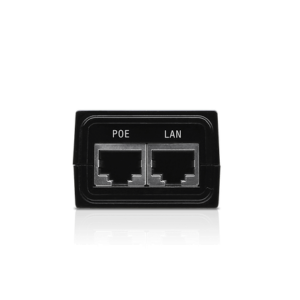 Ubiquiti 24V 0.5A Gigabit PoE Adapter - Black