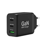 Port Connect 65W GaN USB Type-C Wall Charger - Black - Black