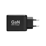 Port Connect 65W GaN USB Type-C Wall Charger - Black - Black