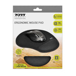 Port Ergonomic Gel Mouse Pad - Black - Black
