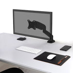 Port Monitor Arm Vesa Single Screen - Black - Black