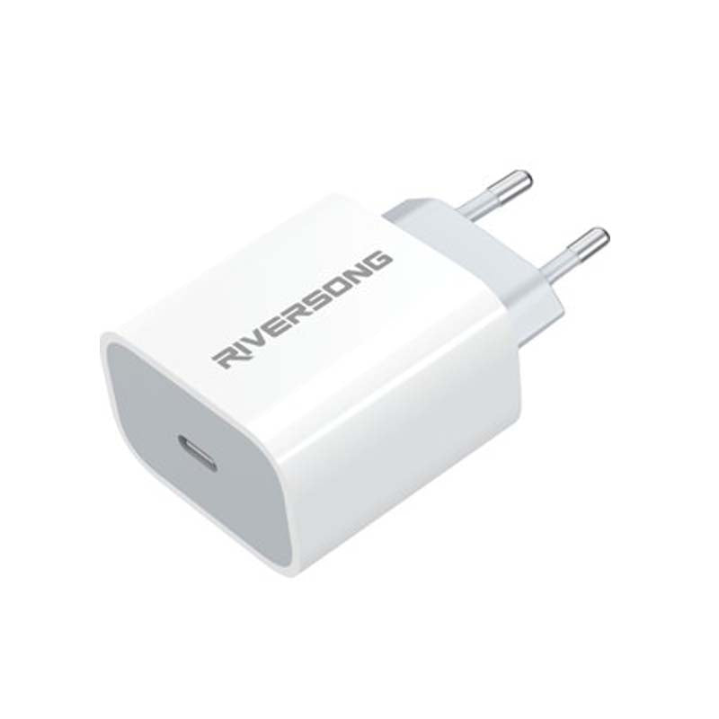 Riversong Powerkub 20 20W Type C Wall Charger - White
