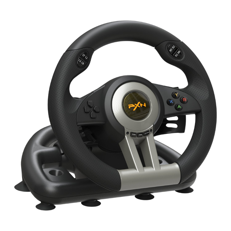 PXN V3 PRO Gaming Steering Wheel - Black