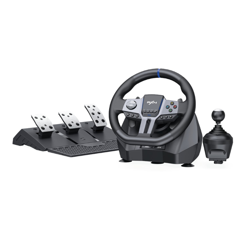 PXN V9 Gen 2 Gaming Steering Wheel - Black