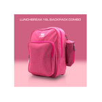 Quest Lunchbreak 16L Backpack Combo - Pink
