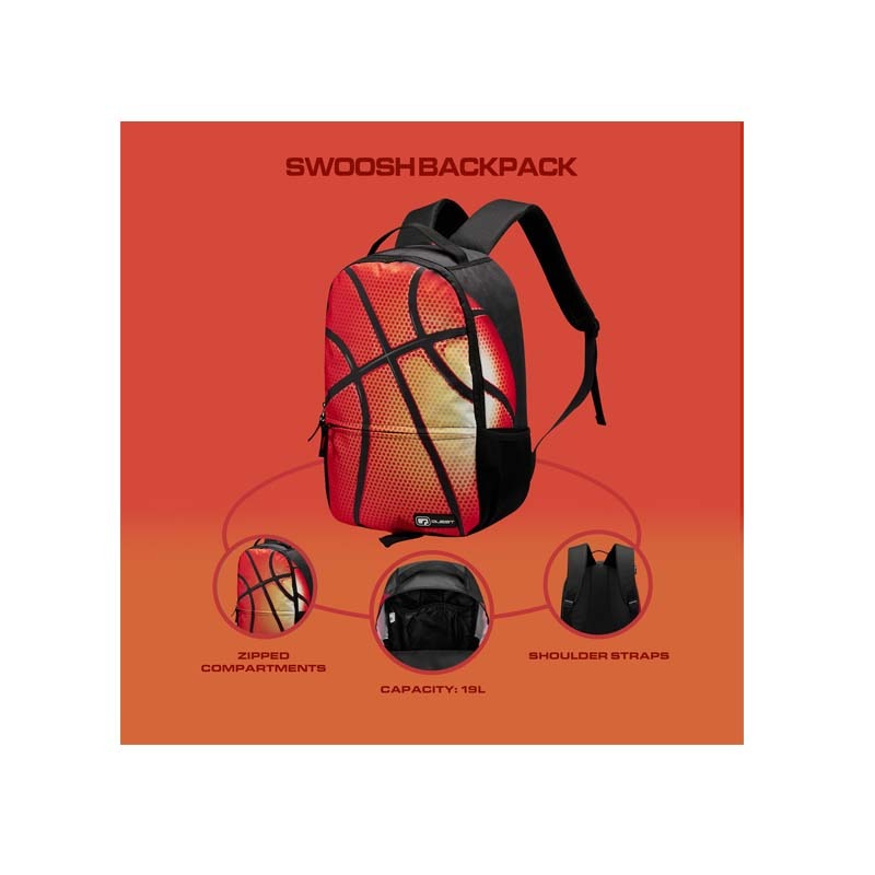 Quest Swoosh Backpack - Black