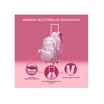 Quest Mirror-Glitz Trolley Backpack - Pink