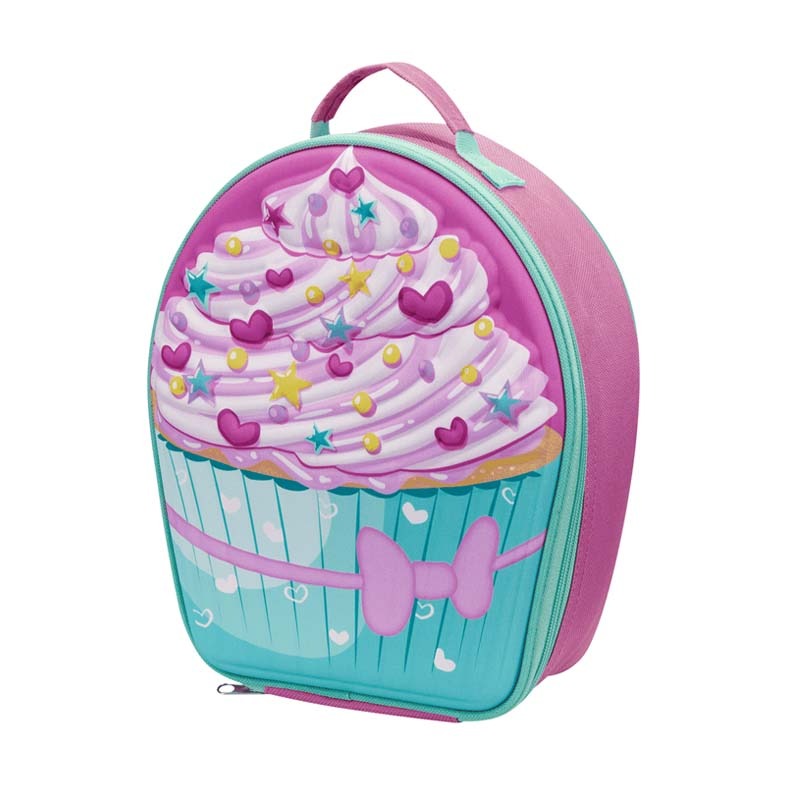 Quest Cupcake 3D EVA Lunch Bag - Pink
