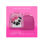 Quest Pug 3D EVA Lunch Bag - Pink