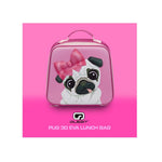 Quest Pug 3D EVA Lunch Bag - Pink