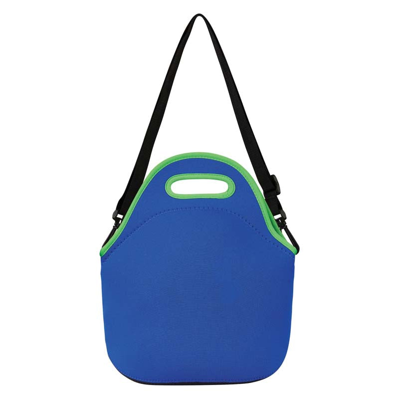 Quest Neoprene Lunch Bag Dino - Blue / Green