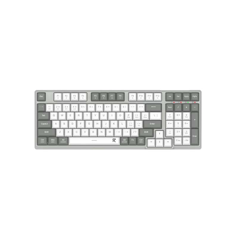 Redragon BK-7111 Scissors Mechanism Slim Full-Size Wireless Keyboard - Grey