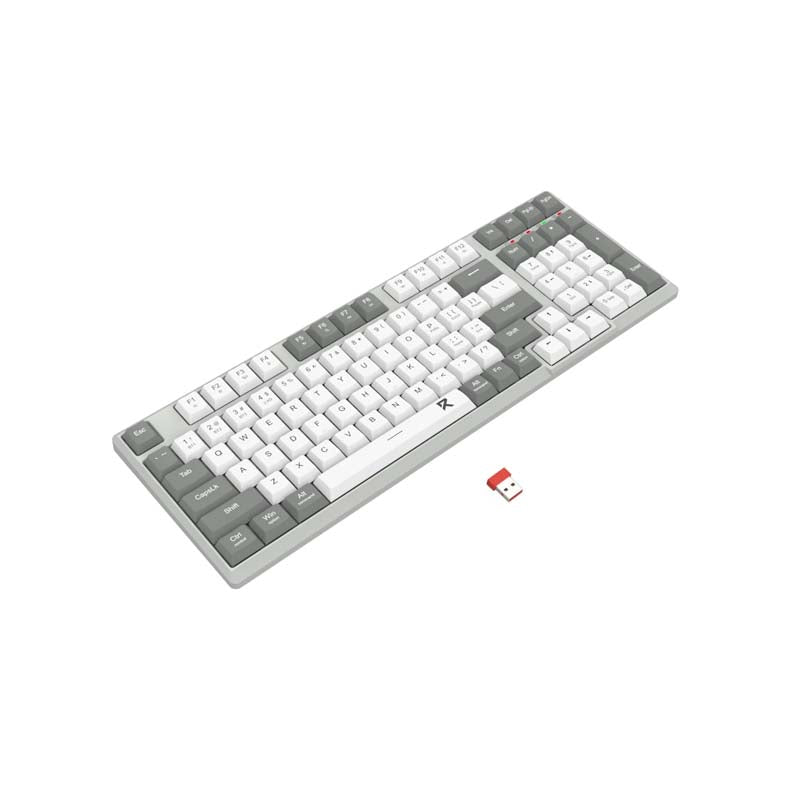 Redragon BK-7111 Scissors Mechanism Slim Full-Size Wireless Keyboard - Grey