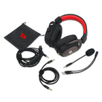 Redragon Over Ear Zeus 2 USB Gaming Headset - Black
