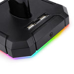 Redragon Scepter Pro Quad USB RGB Headset Stand - Black