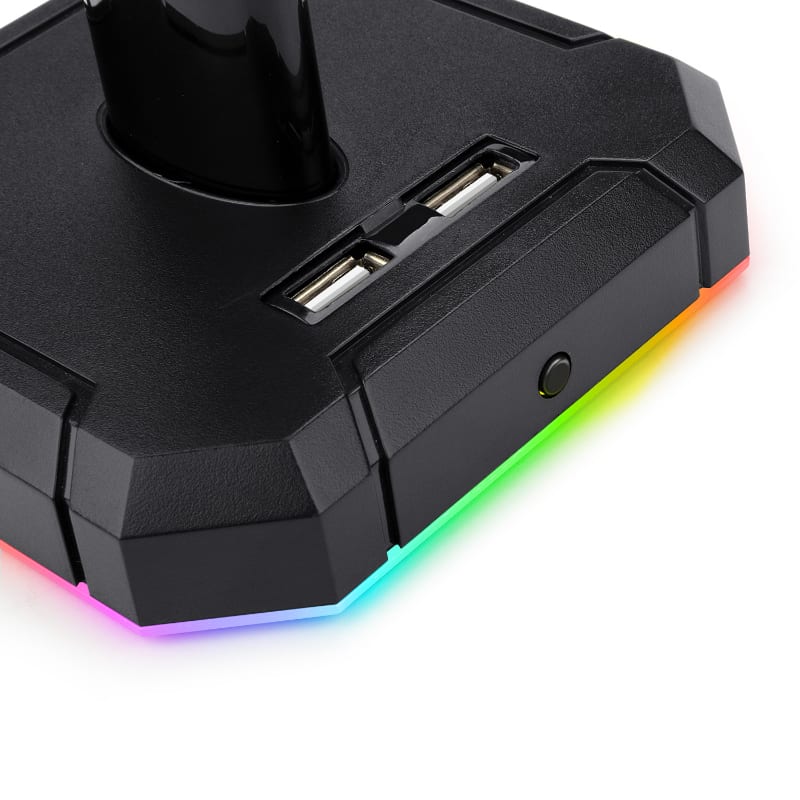 Redragon Scepter Pro Quad USB RGB Headset Stand - Black
