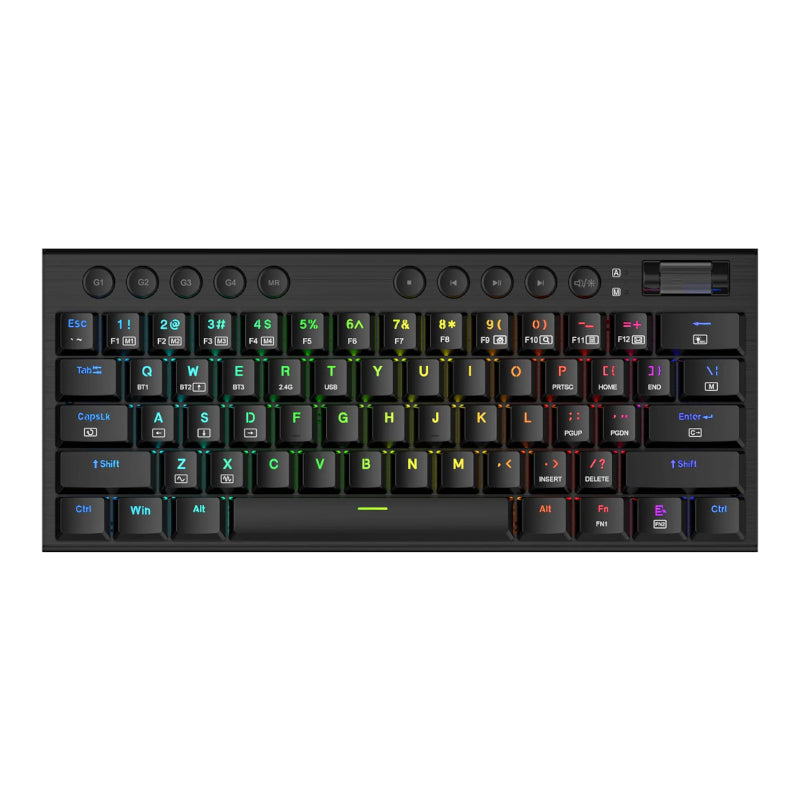 Redragon K632 Noctis Pro 60% RGB Wireless Gaming Keyboard - Black