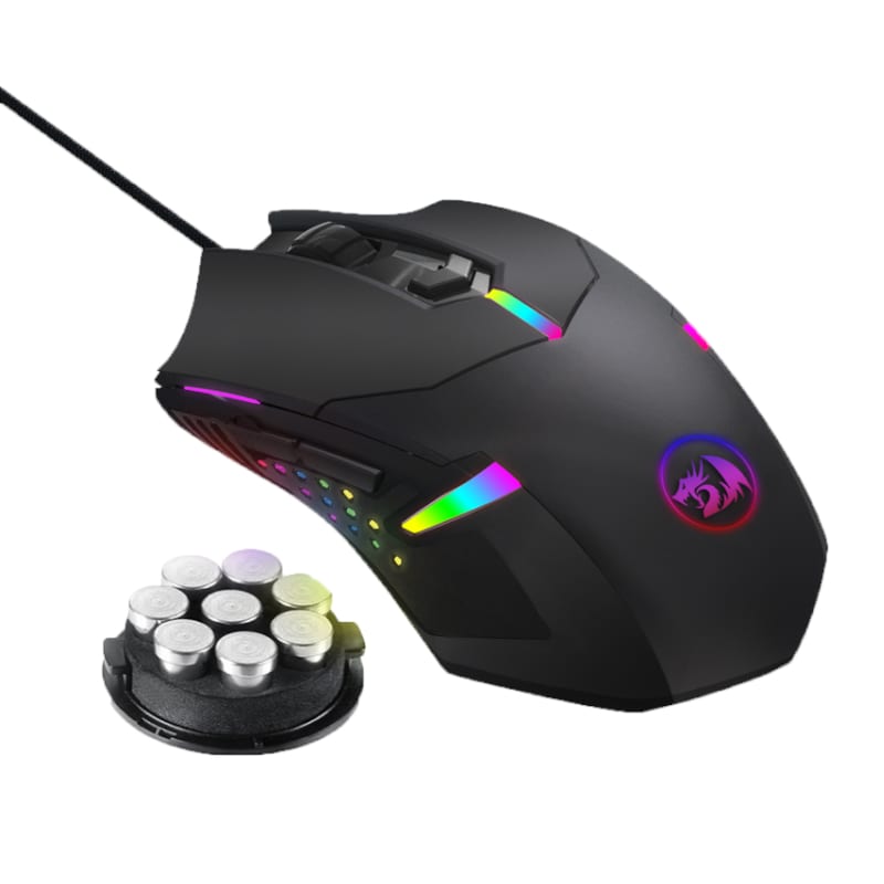 Redragon Centrophorus 7200Dpi RGB Wired Gaming Mouse - Black