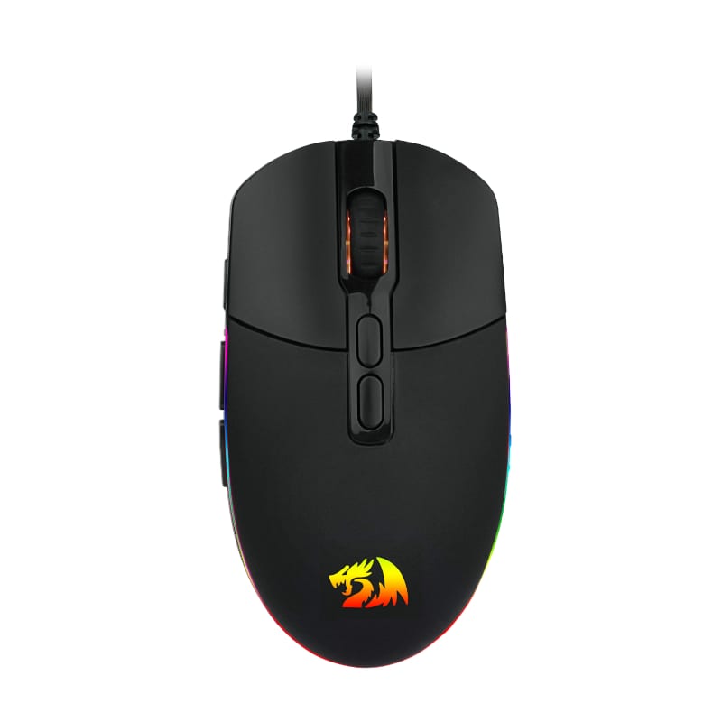 Redragon Invader 10000Dpi  Wired Gaming Mouse - Black