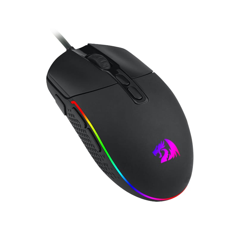 Redragon Invader 10000Dpi  Wired Gaming Mouse - Black
