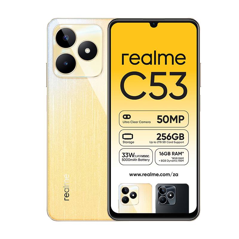Realme C53 Dual Sim 256GB - Gold - Gold