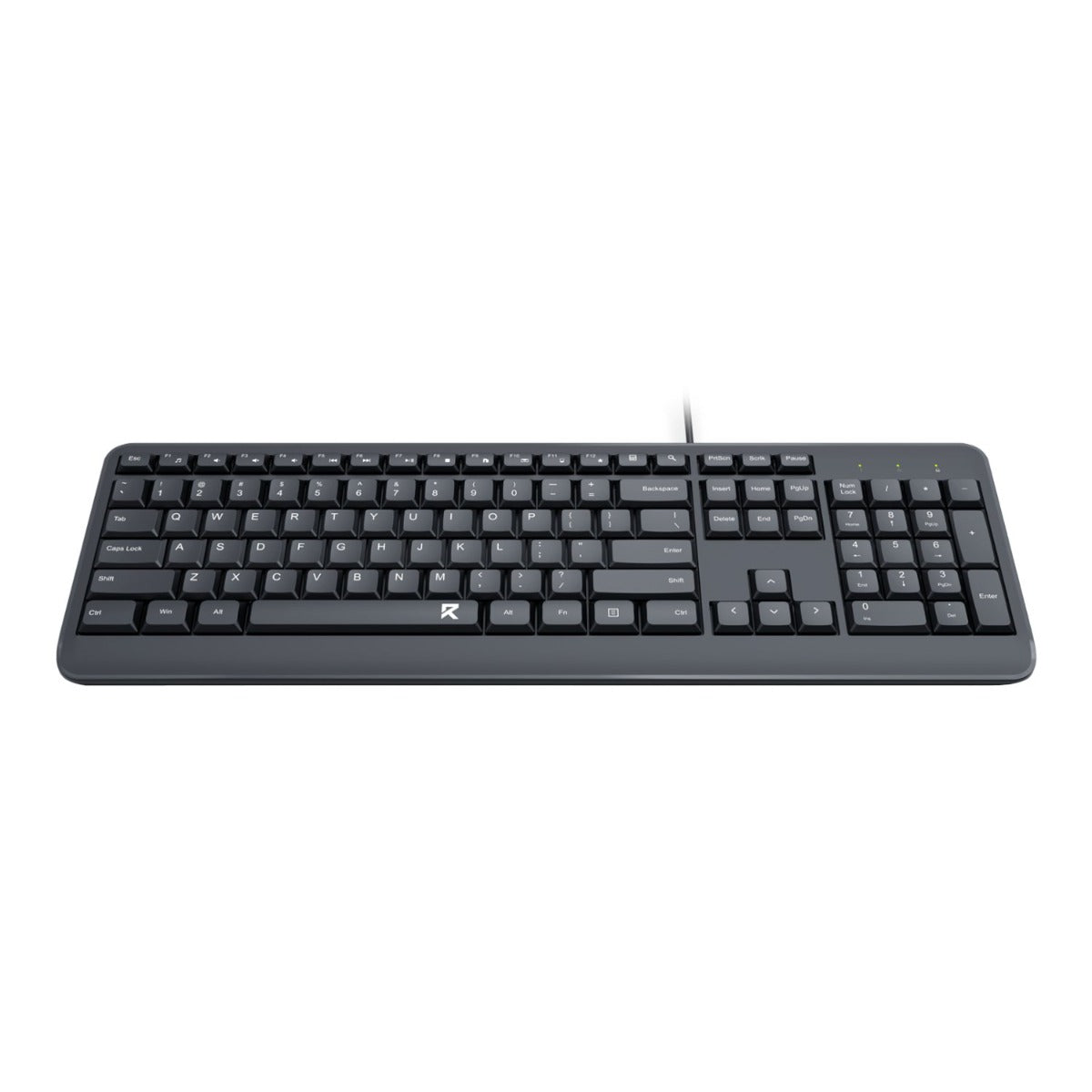 Redragon BK-7092 Full-sized Wired USB Office Keyboard - Black