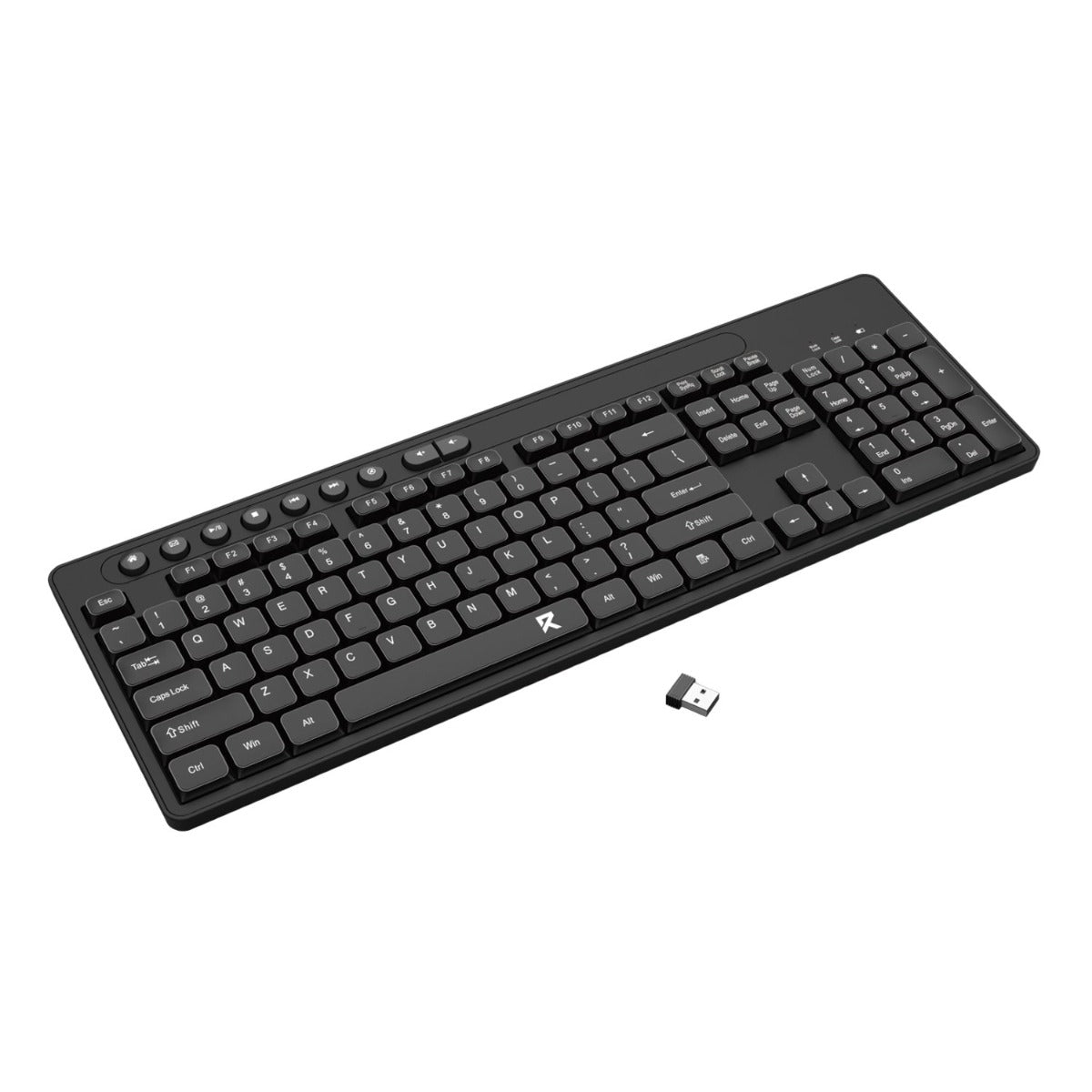 Redragon BK-7094 Full-sized Wireless Office Keyboard - Black