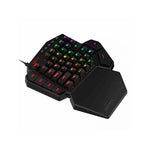 Redragon Diti Elite Pro RGB 40% Wireless Mechanical Gaming Keyboard - Black - Black