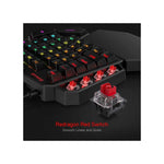 Redragon Diti Elite Pro RGB 40% Wireless Mechanical Gaming Keyboard - Black - Black