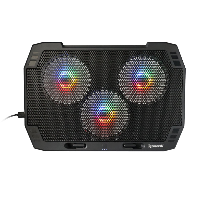 Redragon GCP511 Ingrid 17-inch Laptop Cooler - Black - Black
