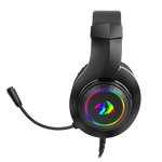 Redragon HYLAS Over Ear Wired Gaming Headset RGB - Black - Black