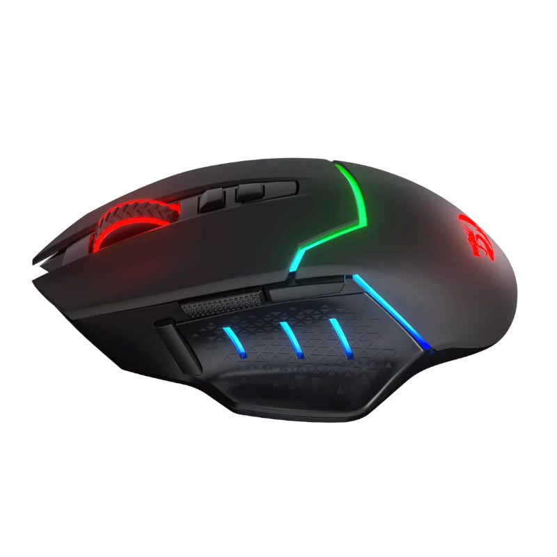 Redragon M690 Mirage Pro 8000 DPI Wireless Gaming Mouse - Black - Black