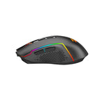 Redragon M693 Trident PRO 8000 DPI Wireless RGB Gaming Mouse - Black - Black